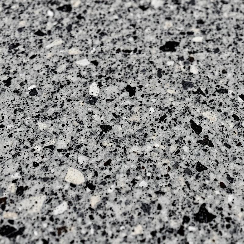 Speckled gray granite countertop slab sample