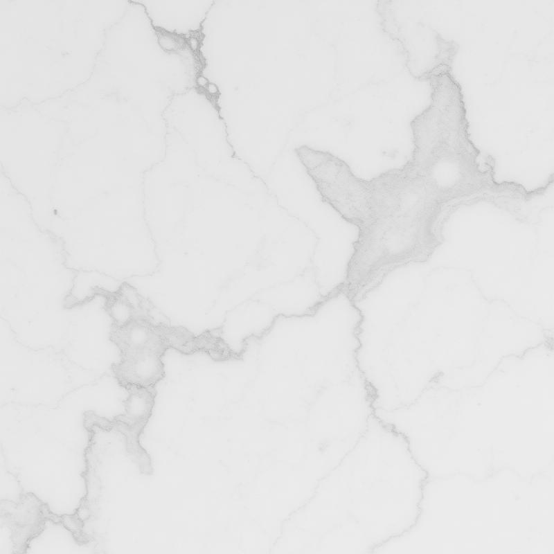 White and gray marble countertop slab sample